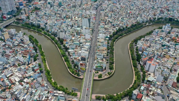 Kênh Nhiêu Lộc-Thị Nghè - một dự án hồi sinh dòng chảy hiệu quả tại Thành phố Hồ Chí Minh. Ảnh: QUỲNH TRẦN