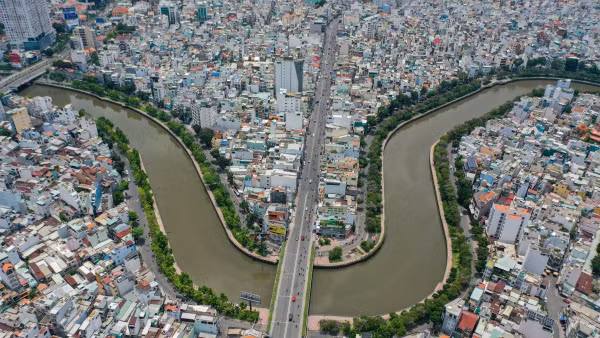 Kênh Nhiêu Lộc-Thị Nghè - một dự án hồi sinh dòng chảy hiệu quả tại Thành phố Hồ Chí Minh. Ảnh: QUỲNH TRẦN