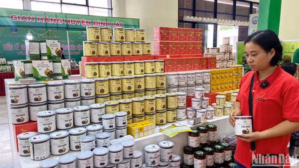 Tỏi đen là một trong những sản phẩm OCOP của Hà Nội. (Ảnh: NGỌC KHÁNH)