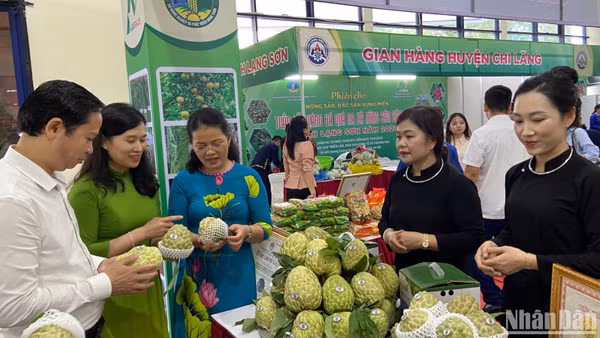 Các tỉnh triển khai đưa sản phẩm OCOP vào các hội chợ, tiếp cận với nhiều nguồn khách hàng. (Ảnh: NGỌC KHÁNH)