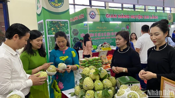 Các tỉnh triển khai đưa sản phẩm OCOP vào các hội chợ, tiếp cận với nhiều nguồn khách hàng. (Ảnh: NGỌC KHÁNH)