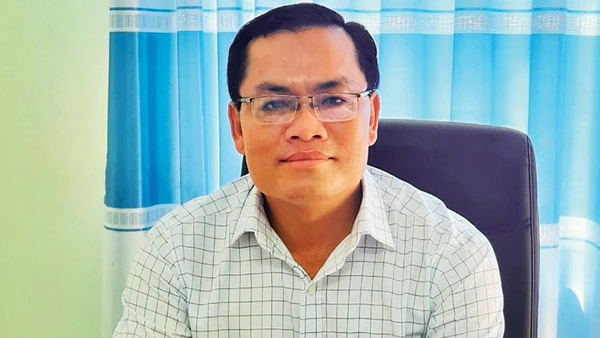 Đồng chí NGÔ VŨ THĂNG, Bí thư Huyện ủy Hồng Dân (Bạc Liêu)