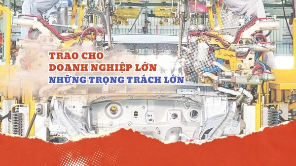 Trao cho doanh nghiệp lớn những trọng trách lớn