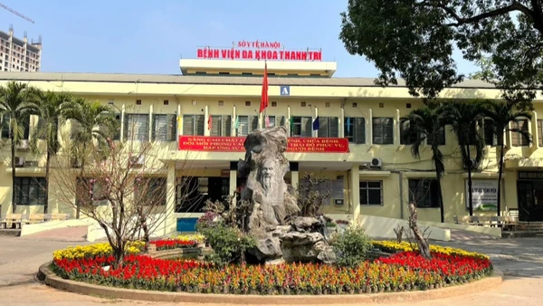 Bệnh viện Đa khoa Thanh Trì. (Ảnh: Baodautu.vn)