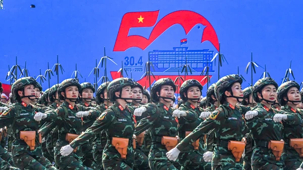 [Ảnh] Hoành tráng màn tổng duyệt lễ diễu binh, diễu hành kỷ niệm 50 năm thống nhất đất nước