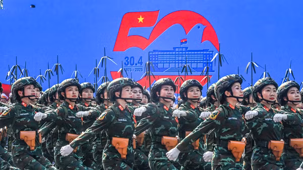 [Ảnh] Hoành tráng màn tổng duyệt lễ diễu binh, diễu hành kỷ niệm 50 năm thống nhất đất nước