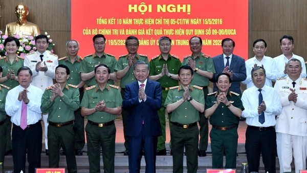 Tổng Bí thư Tô Lâm và các đại biểu tham dự hội nghị. (Ảnh: ĐĂNG KHOA)