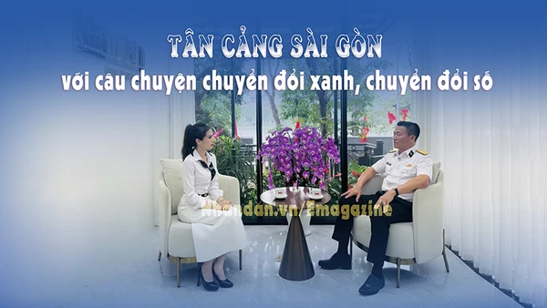 Tân Cảng Sài Gòn với câu chuyện chuyển đổi xanh, chuyển đổi số.