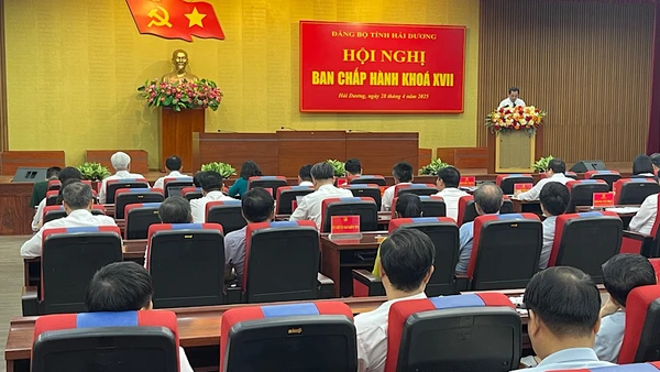 Hội nghị về việc hợp nhất tỉnh Hải Dương và thành phố Hải Phòng.