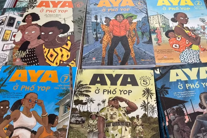 Bộ truyện tranh "Aya ở phố Yop".