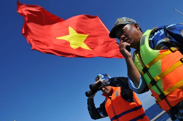 Lực lượng chấp pháp Việt Nam trên Biển Đông kiên quyết giữ vững chủ quyền biển đảo.