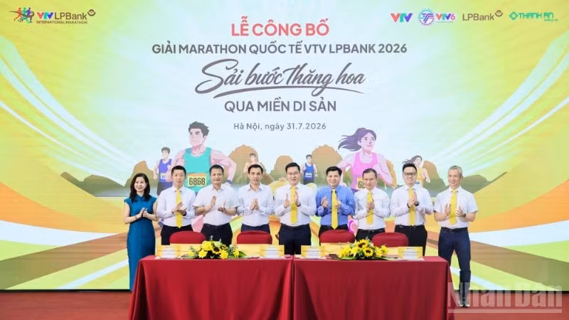 Lễ công bố Giải Marathon quốc tế VTV LPBank 2026.