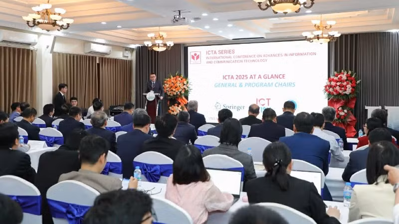 Quang cảnh Hội nghị quốc tế lần thứ 4 về các tiến bộ trong công nghệ thông tin và truyền thông (ICTA 2025).