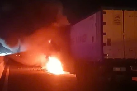 Hiện trường vụ cháy.