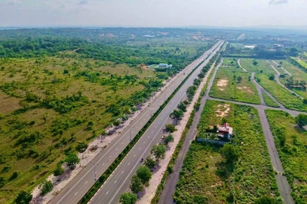 Khu đất nằm trên đường Võ Nguyên Giáp.