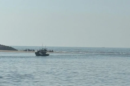 Hiện trường vụ tai nạn.