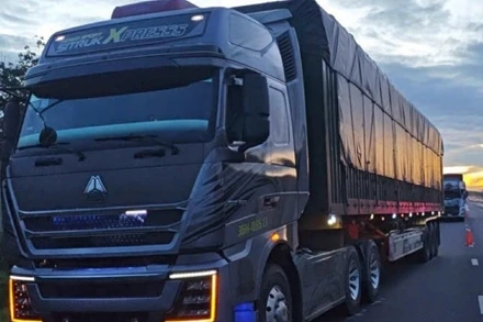 Hiện trường vụ tai nạn.