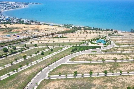 Dự án khu nghỉ dưỡng Mũi Né nằm trong khuôn viên đất trên ảnh.