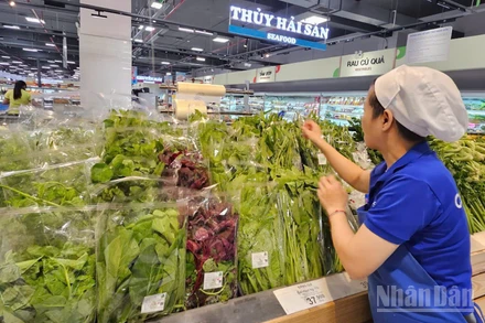 Nông sản tại siêu thị Co.opmart Phan Thiết.