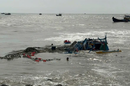 Tàu cá bị chìm vào ngày 11/11.