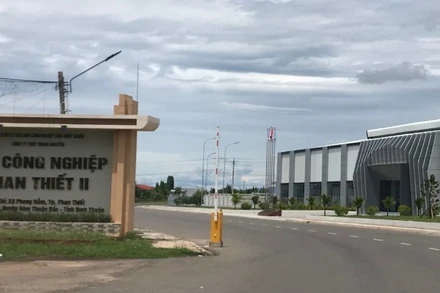 Khu công nghiệp Phan Thiết giai đoạn 2. (Ảnh: Quốc Tín)