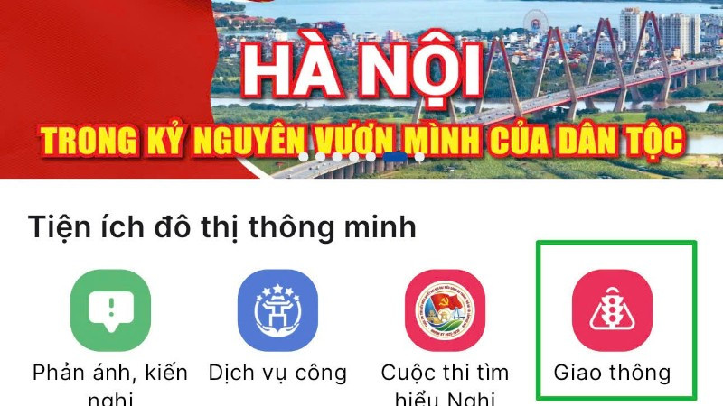 Ứng dụng Công dân Thủ đô số-iHanoi.