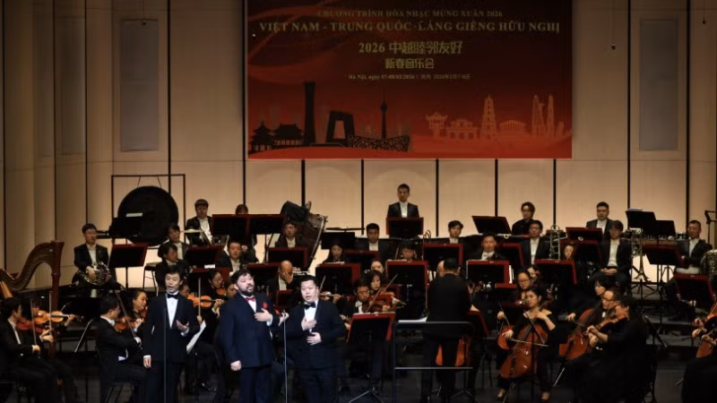 Chương trình “Hòa nhạc mừng Xuân 2026: Việt Nam-Trung Quốc: Láng giềng hữu nghị”.