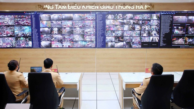 Trung tâm điều khiển giao thông Hà Nội.