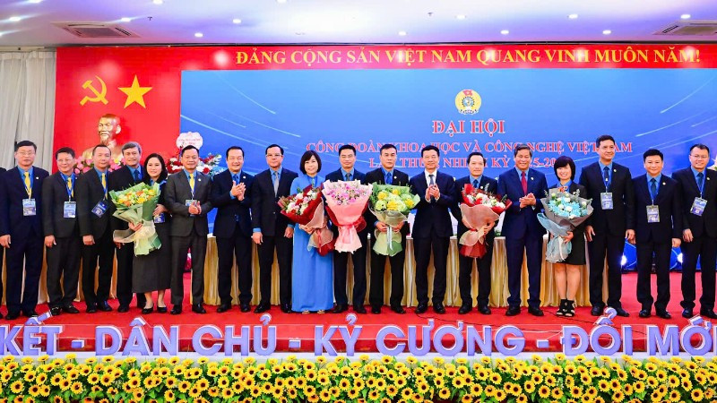 Ra mắt Ban Chấp hành Công đoàn Khoa học và Công nghệ Việt Nam lần I, nhiệm kỳ 2025-2030.