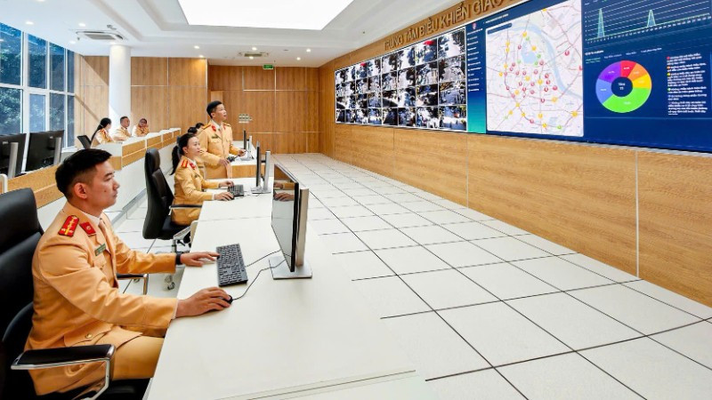 Trung tâm điều khiển giao thông thông minh, Phòng Cảnh sát giao thông Công an Hà Nội.