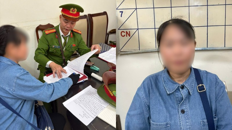 Chị N.T.T. bị xử phạt 225 nghìn đồng.