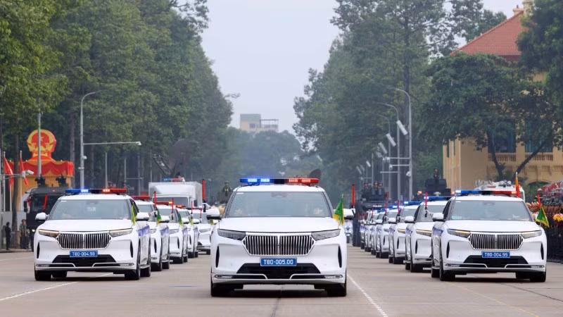 Phân luồng phục vụ Lễ diễu binh, diễu hành.