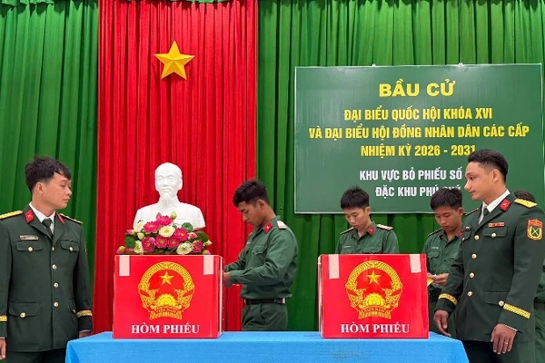 Đặc khu Phú Quý hoàn thành công tác bỏ phiếu sớm