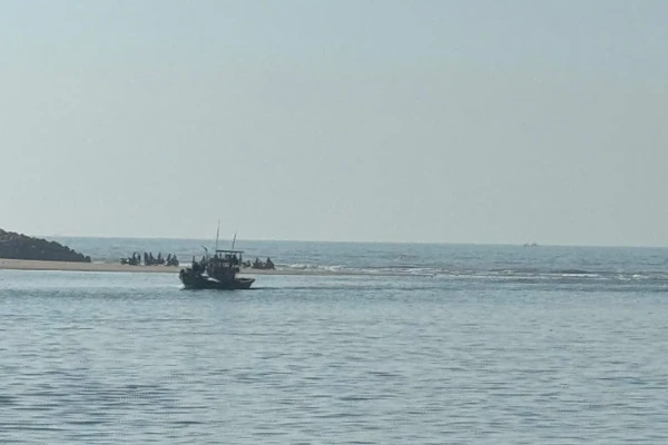 Hiện trường vụ tai nạn.