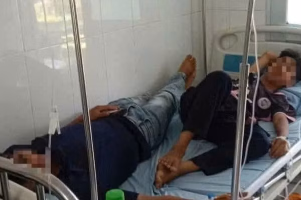 Những thành viên trong gia đình đang được điều trị tại bệnh viện.