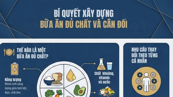 [Infographic] Thế nào là một bữa ăn đủ chất dinh dưỡng và cân đối