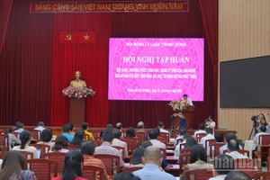 Quang cảnh hội nghị. (Ảnh: LINH BẢO)