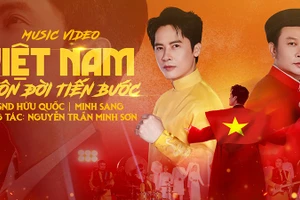 Poster MV "Việt Nam muôn đời tiến bước" của ca sĩ Minh Sang. (Ảnh: Nhân vật cung cấp)