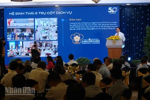 Quang cảnh buổi họp mặt. (Ảnh: LINH BẢO)