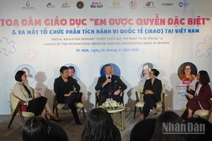 Quang cảnh buổi tọa đàm. (Ảnh: Linh Bảo)