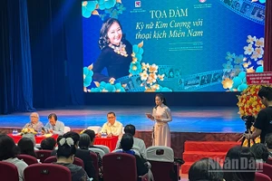 Quang cảnh buổi tọa đàm. (Ảnh Linh Bảo)