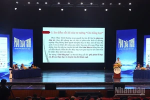 Quang cảnh buổi hội thảo. (Ảnh: LINH BẢO)