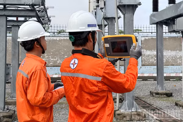 Hệ thống thiết bị tại Trạm biến áp 110kV Cần Giuộc, tỉnh Tây Ninh đang được giám sát, vận hành an toàn, ổn định. (Ảnh: LÊ CHI)