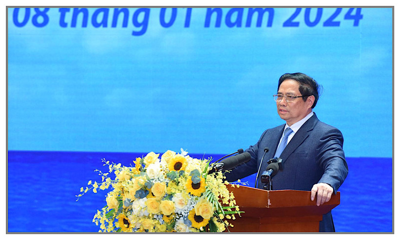 Thủ tướng Phạm Minh Chính phát biểu ý kiến chỉ đạo hội nghị.