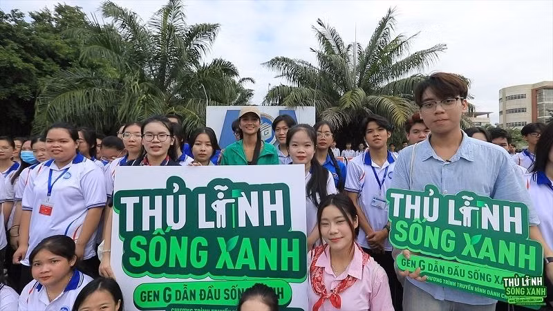 Chương trình hướng đến thế hệ gen Z và truyền cảm hứng về lối sống xanh. (Ảnh: VTV)