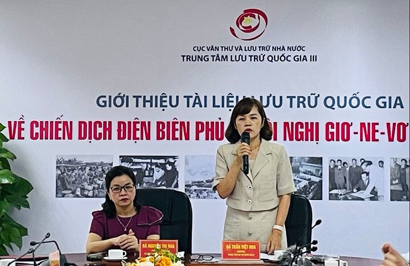 Trung tâm Lưu trữ quốc gia III tổ chức giới thiệu tài liệu lưu trữ về chiến dịch Điện Biên Phủ và Hội nghị Giơ-ne-vơ.