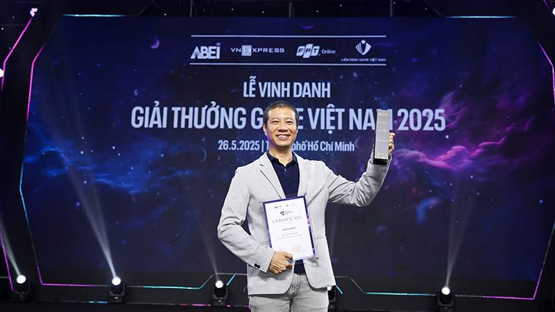 VNGGames vinh dự nhận giải Nhà phát hành game xuất sắc 3 năm liên tiếp. (Ảnh: VNG)