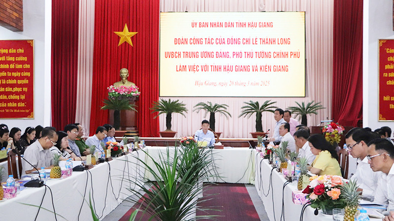 Quang cảnh buổi làm việc.