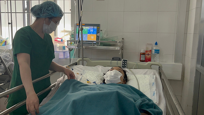 Bệnh nhân T. T. C. L hiện ổn định sau khi được bệnh viện tích cực cấp cứu.