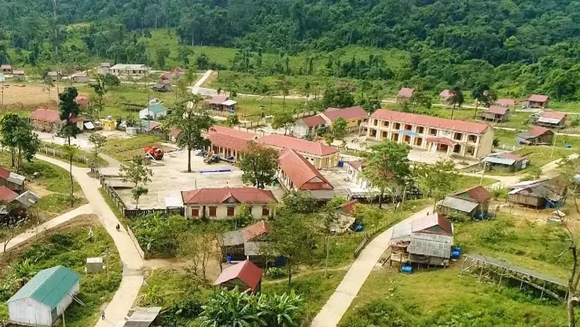 Một góc xã Thượng Trạch - nơi đồng chí Trương Tấn Hưng công tác.